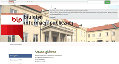 Desktop Screenshot of bip.mkidn.gov.pl