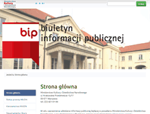 Tablet Screenshot of bip.mkidn.gov.pl